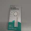 Aecooly Portable Handheld Turbo Fan [24H Max Cooling Time], 5 Speeds USB Rechargeable Mini Personal Battery Operated Small Pocket Cooling Fan GIfts for Women, Travel, Home, Office, Beach, Lash -Beige