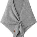 Winter Shawl Wraps Women Knitted Shawls and Wraps Triangle Cardigan Cape Winter Wool Blend Shoulder Top Sweater Scarf