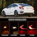 Outer Tail Light Compatible with 2016 2017 2018 2019 2020 2021 Honda Civic 4-Door Sedan with Bulbs Replace 33550TBAA01 HO2804110 Left Driver Side