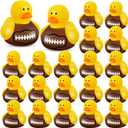 Deekin Rubber Ducks 2 Inch Bulk Sport Party Favors for Team Events Decorations Birthday Party Supplies Club Player Gift(24 Pcs,Football)