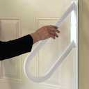 Wall Mount handrails for Outdoor Steps, Garage Railing with White Powder Coat Finished, Suitable for Garage, Porch and Garden18.9" Length, 1.3"Pipe, White