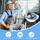 10 PCS Hardhat and Safety Helmet Sweatband, Flame-Resistant, Unique cat-Head Design,Sweat Bands Washable Reusable Hard Hat Sweatband Liners, Preventing Bulkiness Hard Hat Accessories