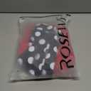 ROSEWE Womens Tankini Bathing Suits, Two-Piece Smocked Swim Dress, Print Swimsuits with Board Shorts (X-Large, Red)