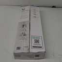 4 Tier Tension Pole Shower Caddy Plastic Corner Pole Adjustable Shelves 5-8ft White