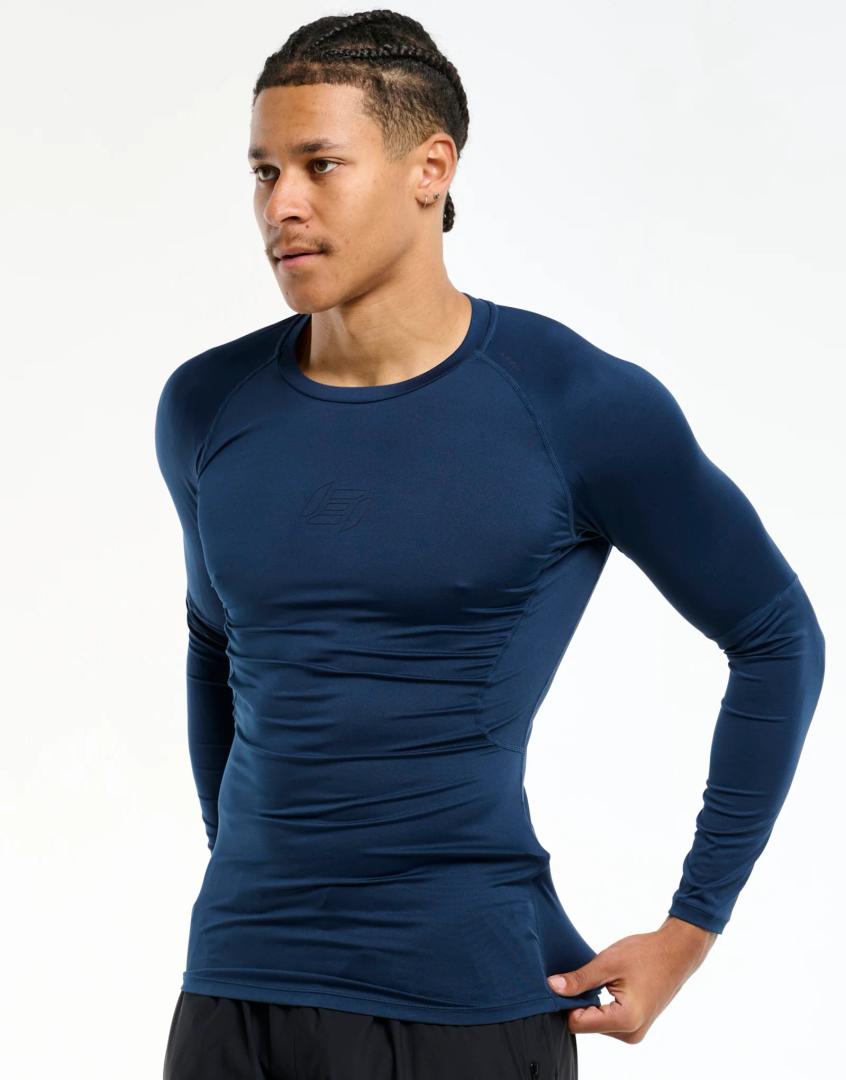 LARGE BLUE COMPRESSED SHIRT