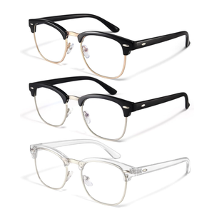 racico Computer Blue Light Blocking Glasses Blue Light Glasses Men Women, Anti Blu-Ray Clear Gaming Glasses Lenses