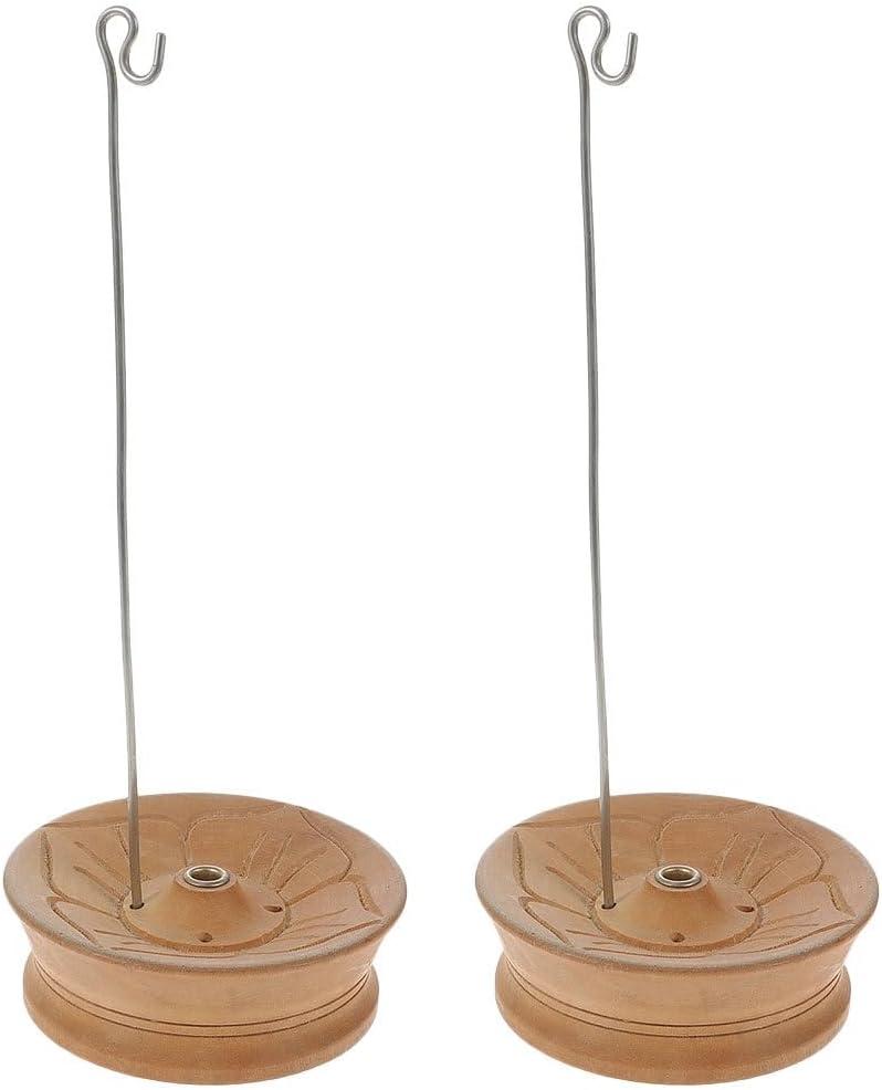 Cabilock 2Pcs Rope Incense Holder Stand with Ash Catcher Tibetan Style Indoor Fragrance Burner Plate for Home D Cor and Relaxation
