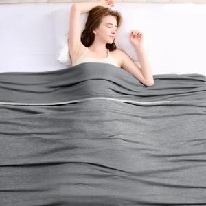 Topcee Cooling Blanket (90"x90"Queen Size) for Sweats Absorbs Heat to Keep Adults Cool on Warm Nights, Q-Max 0.5 for Hot Sleepers, Ultra-Cool Lightweight Blanket for Bed