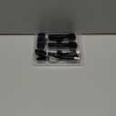 2 Pack Wireless Lavalier Microphone for iPhone iPad and Android Phone, Lapel Mic Plug and Play Wireless Mic Noise Reduction Mini Microphone for Video Recording Interview Podcast Vlog YouTube Tiktok (Without Case, Black)