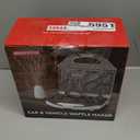 Car Waffle Maker for Kids, Halloween & Christmas Mini Waffle Maker, 8 Fun Vehicle Shaped Mini Pancake Maker, Non Stick Surface, Excellent Gift, White