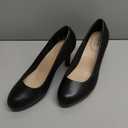 Clarks Women's Adriel Viola Dress Pump, Black Leather, 6.5 W US