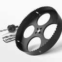 9-1/4 Inch Hole Saw with 1/2" Hex Shank Quick Change Arbor, JTemgle Bi-Metal Hole Saw Heavy Duty Hole Cutting Tool for Cornhole Boards, Recessed Lights, Wood, Plastic, Drywall & Soft Metal