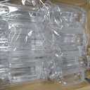 Mifoci 30 Pcs Plastic Beer Mug 20 Oz/600ml, Clear Beer Stein with Handle, approx. 20 oz/ 680 ml