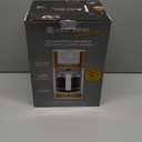 West Bend Timeless 12-Cup Programmable Coffee Maker with Brew Strength Selector for Hot and Iced Coffee, Includes 1-4 Cup Brew Option and Permanent Filter (White/Gold)