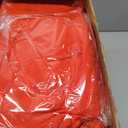 Newwiee 25 Pcs Spandex Chair Covers Bulk - Stretch Folding Flat Front Fitted Universal Chair Protector Pack Removable Washable for Wedding Party Dining Banquet Event (Red)