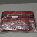 Christmas Red Plaid Waterproof Tablecloth  Classic Woven Check Design  Holiday Dining Table Cover for Xmas Parties, Stain-Resistant & Durable, W60 x L84 in