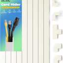 Delamu 142in Beige Cord Hider Cable Hider, Cord Covers for 2-3 Wires on Wall, Premium Wire Hiders Wire Covers for Cords on Wall, Easier Setup TV Cable Cover Management Kit, W0.94 H0.47in, Beige