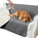 Waterproof Couch Cover for Dogs Washable, Anti-Slip Back Dog Bed Blanket Pet Chair Sofa Furniture Protector(52x82 Inches, Dark Grey)