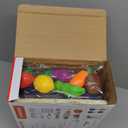 CUTE STONE Pretend Play Kitchen Sink Toys with Play Cooking Stove, Pot and Pan with Spray Realistic Light and Sound, Dish Rack & Play Cutting Food, Utensils Tableware Accessories for Kids Toddlers