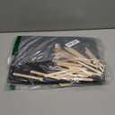 Miaowoof 200PCS Popsicle Sticks and 200PCS Bags, Ice Pop Sticks and Bags For Ice Cream, Self-adhesive Clear Popsicle Wrappers and Sticks (400 Piece Set)