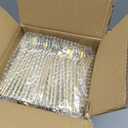 SUT 300PCS Gold Plastic Silverware, Gold Plastic Utensils, Heavy Duty plastic Silverware, Includes:100 Knives, Forks and Spoons, Birthday, Wedding, Hammered silverware Set