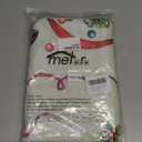 Meioro Christmas Day Tablecloth, Snowflake Santa Claus Rectangle Table Cover, Waterproof Polyester Table Cloth, Xams Small Bell Tables Decoration for Festival Party Dinner(Ribbon,60 x 70 Inch)