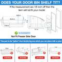UPGRADED 241505501 Refrigerator Door Bin Compatible with Frigidaire Door Shelf Replacement Parts 241505500 FFSC2323TSA FFSC2323TS0 LFSC2324VF6 FGSC2335TFB FGSC2335TF0 FGSC2335TFA LGHK2336TF0 Door Bin
