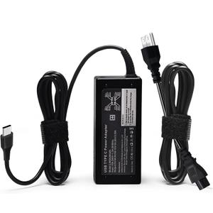 65W USB-C Laptop Charger Compatible with Dell Laptop Charger Latutide 5000 7000/XPS 13 15 5420 5550 5530 7450 7420 2in1 9360 9350,Chromebook 3100 65W Watt Type C AC Power Adapter Cord