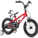 RoyalBaby Kids Bike Freestyle Classic & EZ Balance Pedal Switchable Bicycle, 12 14 16 18 Inch, 3-10 Years Toddler to Big Kids (Red)