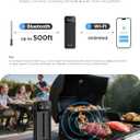 GoveeLife Bluetooth Wireless Meat Thermometer with Digital Standalone LCD Base, WiFi Unlimited Range, 1.8 Accuracy, Food Grade Internal Ambient Sensor Probes for Kitchen, BBQ, Grill, Oven, Smoker