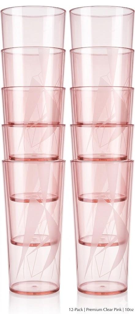 cups pink 12