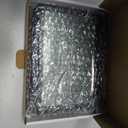 WallarGe Atomic Digital Wall Clock Battery Operated, Self-Setting, Large Display with Temperature, Date, Day of The Week, Silent Wall Mount Digital Clock, 4 Time Zones, DST (8.2 in)