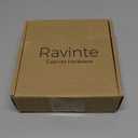 Ravinte 15 Pack Solid 3 Inch Kitchen Square Cabinet Handles Brushed Brass Drawer Pulls Kitchen Cabinet Hardware Handles (3" Hole Center)