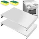 Gas Noodle Board Stove Cover: Mineye 2 IN 1 Gas Stove Top Cover Stainless Steel, Gas Stove Cover Board for Gas and Electric Stove Range Expanding Kitchen Space, Single Size 15"x 22"x3
