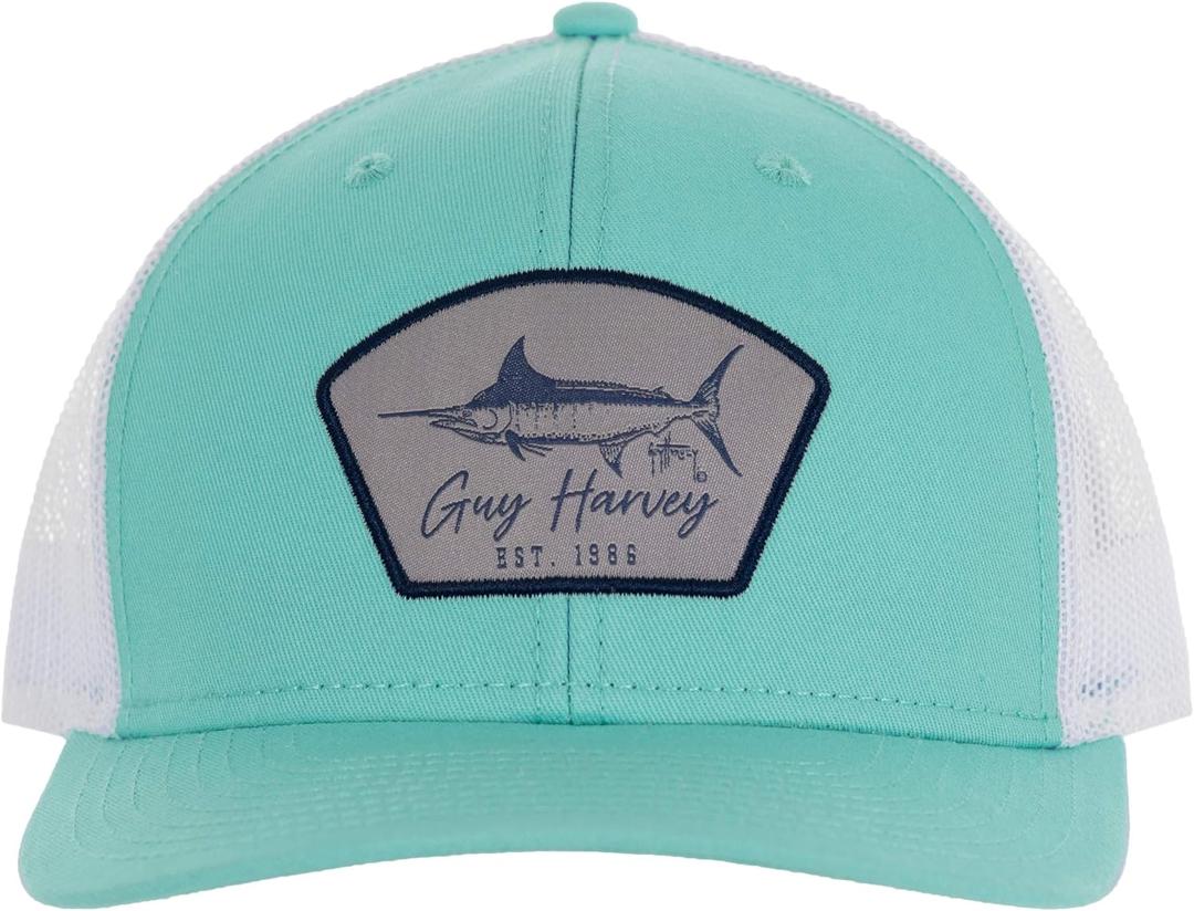 Guy Harvey Women's Trucker Hat (One Size, Beach Glass/Cali Vibes)