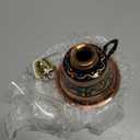 Handmade Copper Oil Lamp with Glass Chimney | Vintage Hurricane Lantern for Home Decor, Farmhouse Kitchen, Rustic Living Room | Decorative Indoor Outdoor Kerosene Lamp and Christmas Gift