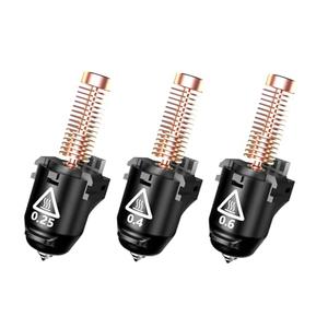 Sahvaim Original 3D Printer Nozzle for FLASHFORGE Adventurer 5M Hotend,3S Quick Detachable Nozzle,Up to 280℃ High Temp 32mm³/s High Flow Nozzle,Adventurer 5M Pro Nozzle（0.25mm,0.4mm,0.6mm)