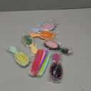 HOFASON 14 Pieces Bulk Mini Wet Hair Brush & Mini Combs Set for Kids Girls Women, Bridesmaid Gifts, Spa Party Supplies, Summer Stuff, 7 Travel Small Brush for Hair 7 Fine Wide Hair Combs for Boy Men