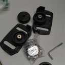 2 Pcs 490-241-0038 Universal Rolling Skid Shoes Wheel for Craftsman MTD Cub Cadet and Most 2-Stage and 3-Stage Snow Thrower Snowblowers, Universal Roller Skid Snow Thrower Shoes