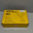 Cordless Impact Wrench 1/2 Inch - Compatible with Dewalt 20V Batteries, 1100 Ft-lbs (1500N.m) High Torque Impact Driver, Brushless Impact Gun with 3 Speed Modes & LED Light (Battery Not Included)