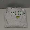 Cal Poly Mustangs Arch Over Logo Officially Licensed Pullover Hoodie (Small, Black)