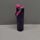 ENCOOL Insulated Water Bottle with Straw Stainless Steel Water Bottle, Glow in the Dark, Leak-Proof, BPA-Free, Keeps Cold for 24 Hours for Sports, Travel, School (26 oz, Bubble)