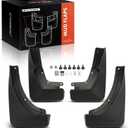 A-Premium Set of 4PCS Mud Flaps Splash Guards Mudguards Mudflaps with Hardware Kits Accessory Compatible with Mercedes-Benz W167 Series GLS450, GLS580, 2020 2021 2022 2023 2024, Front & Rear Side