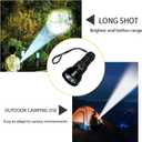 Mini Flashlights High Lumens Rechargeable, Super Bright Flashlight, Mini Flashlights for EDC Carry, Tactical Flashlight Waterproof Handheld Flash Light LED Flashlight for Emergencies, Camping, Hiking