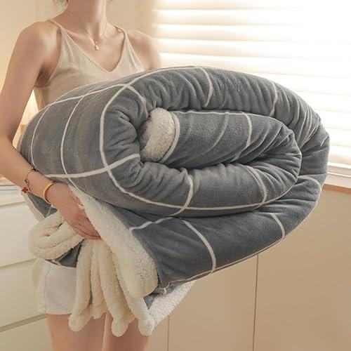 PAJEO Sherpa Fleece Throw Blanket for Couch - Thick and Warm Bed Blanket Dual Sided,Soft Fuzzy Plush Throw Blanket,Twin Size 60x80 Inches