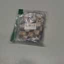 Wristlet Keychain Wallets for Women RFID Blocking Credit Card Holder Small Zipper Coin Purse Change Pouch with ID Window and Detachable Wrist Strap Khaki Black Checkered