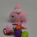 Bunny Toys for Kids Aged 3-7, Hopping Bunny Toy with Realistic Jumping, Wiggling Ears, and Sound Effects, Ideal Rabbit Toys for Girls and Boys for Birthdays, Easter (Pink)