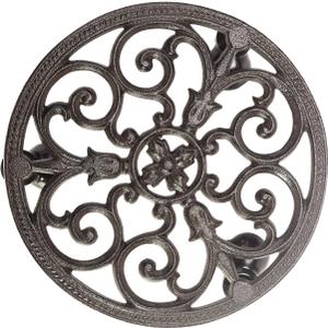 2 PCS Sungmor Heavy Duty Cast Iron Plant Caddy,11" Round Potted Plant Stand Flower Pot Rack on 3 Solid Wheels,Indoor Outdoor Planter Holder Trolley Casters Rolling Tray