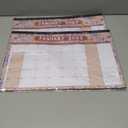 Timart Desk Calendar 2026-2027, 18-Month Calendar from Jan 2026 to June 2027, Large 17" x 12" Desktop Wall Monthly Calendar For Home School, Office(Floral) 2pcs