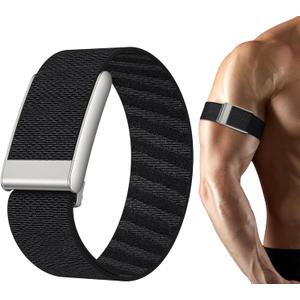 omee Nylon Sport Band Compatible with Whoop 5.0 Bicep Bands One, Peak and Life, Breathable Nylon Adjustable Waterproof Replacement Wristbands Straps for Whoop Band 5.0 Not Compatible with Gen 4.0